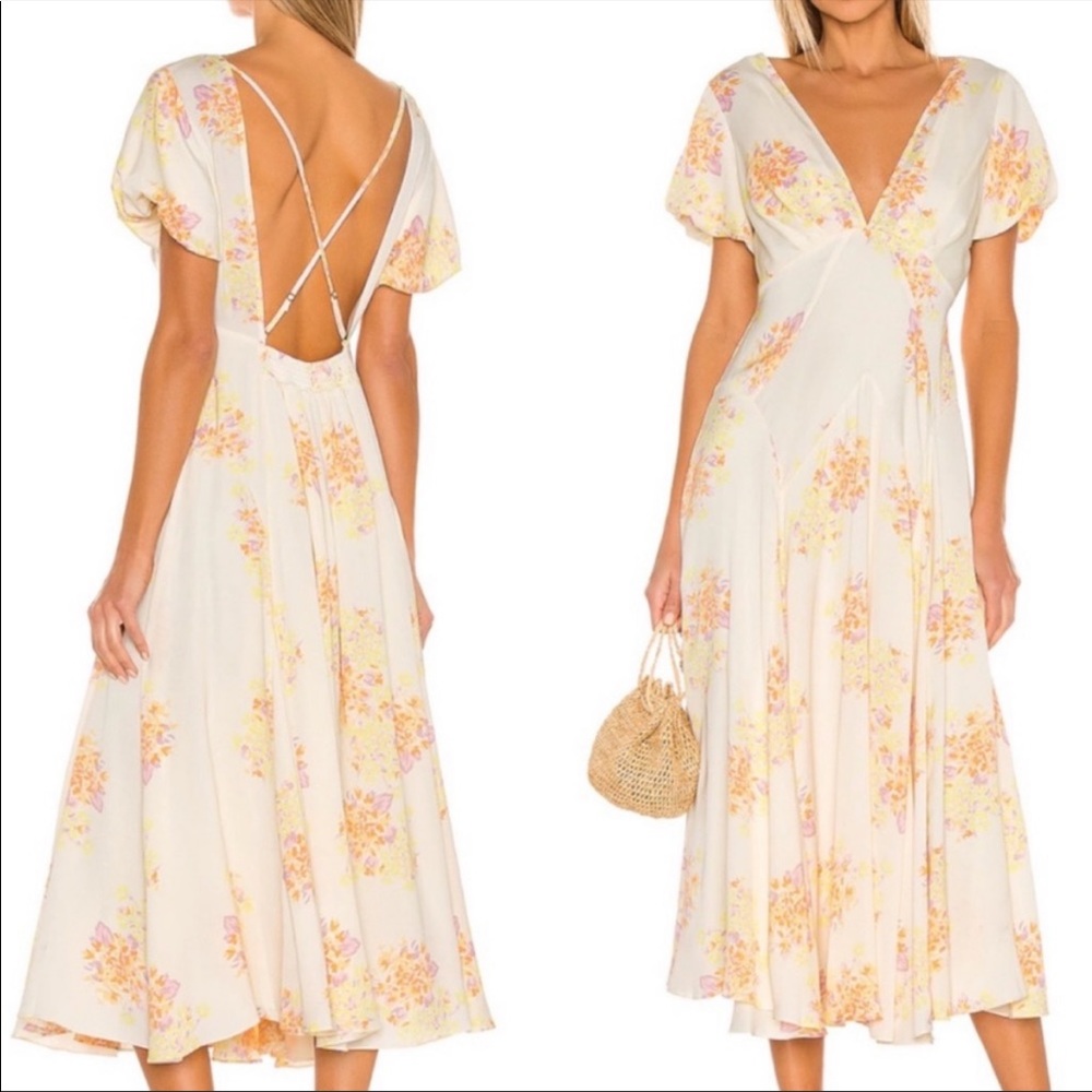Free People Laura Floral Printed Maxi Dress